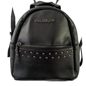 Jones New York Signature Mini Backpack / bag -  black - EUC  - adjustable straps